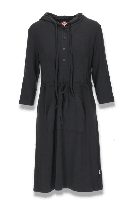 Elsa svart bambu klänning 