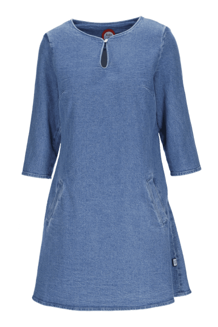 Huvudbild Vilma jeansblå denim klänning