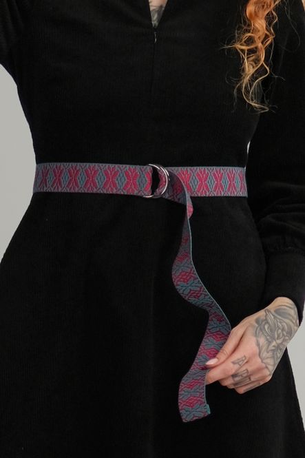 Huvudbild Belt ocean green & magenta 4 cm