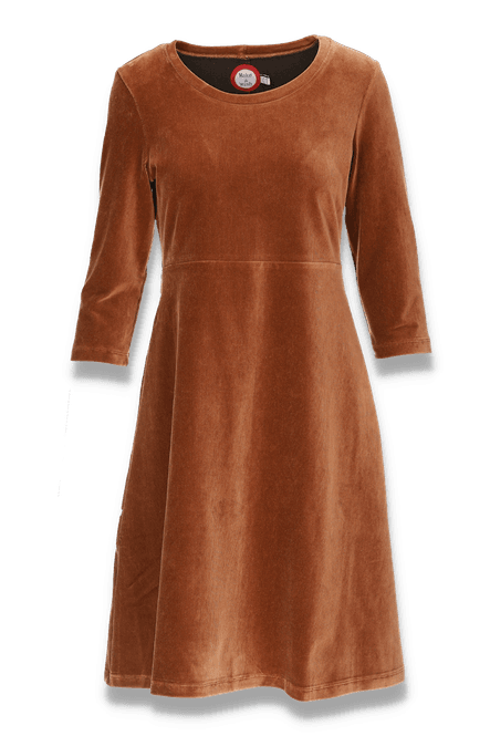 Huvudbild Elli klänning nugat babycord 