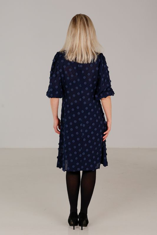 Janny blå festklänning 