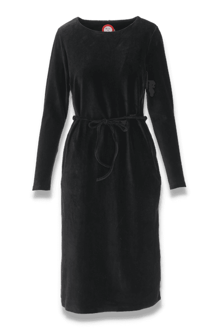 Huvudbild Chloe svart klänning i sammet