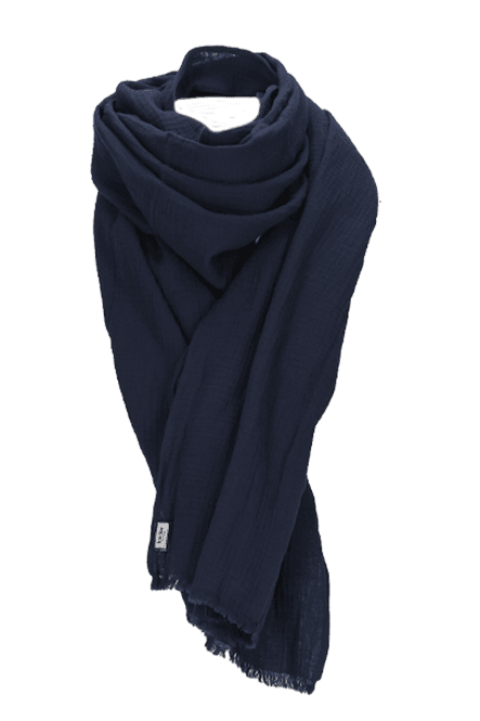 Huvudbild Alma navyblue melange sjal
