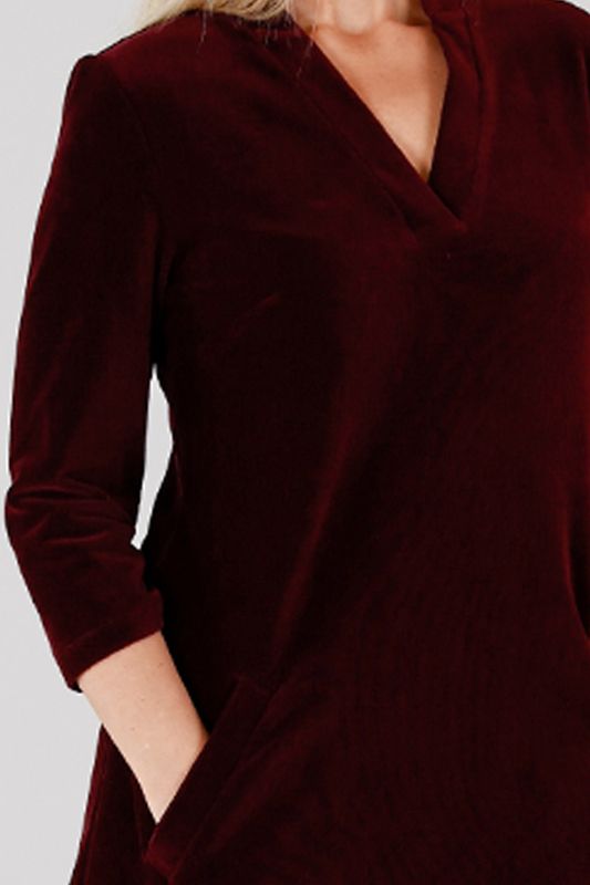 Nomi burgundy tunika