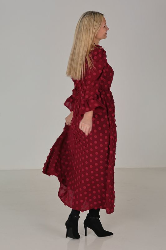 Sina elegant burgundy festklänning 