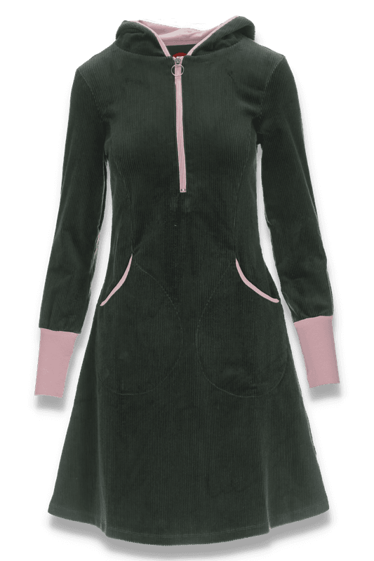 Bianca grön och rosa huvklänning