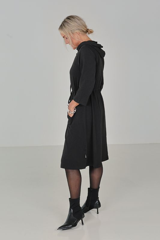 Elsa svart bambu klänning 