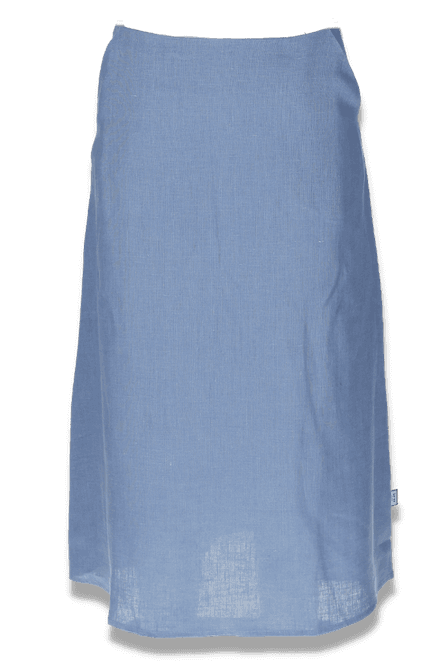 Huvudbild Agata kjol i jeansblå linne