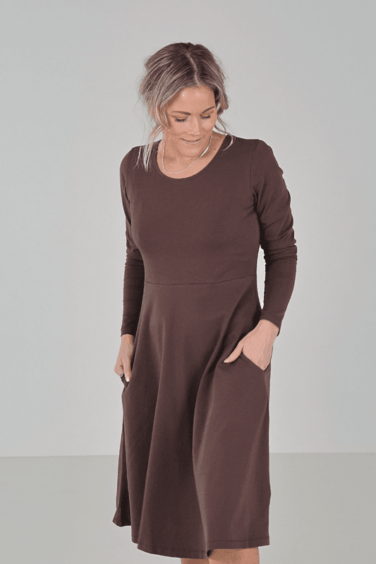 Siren brun basklänning