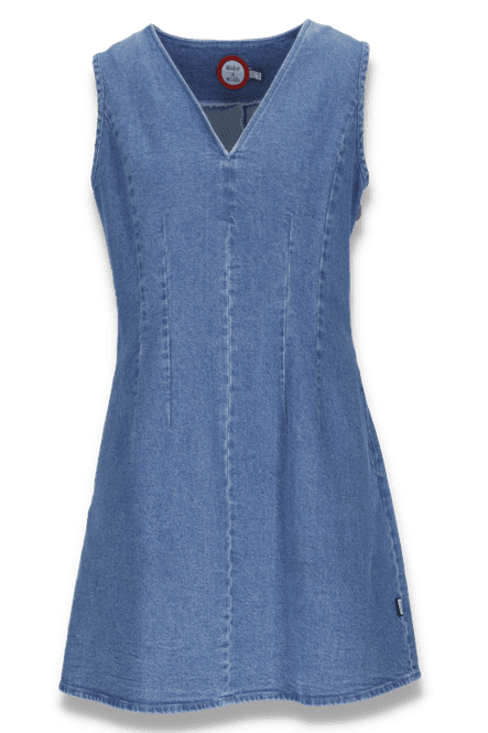 Huvudbild Aase denim klänning  jeans blå