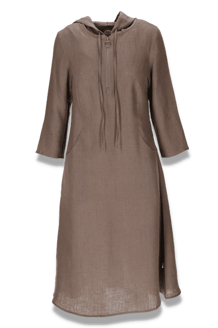 Huvudbild Berta wood sporty linneklänning